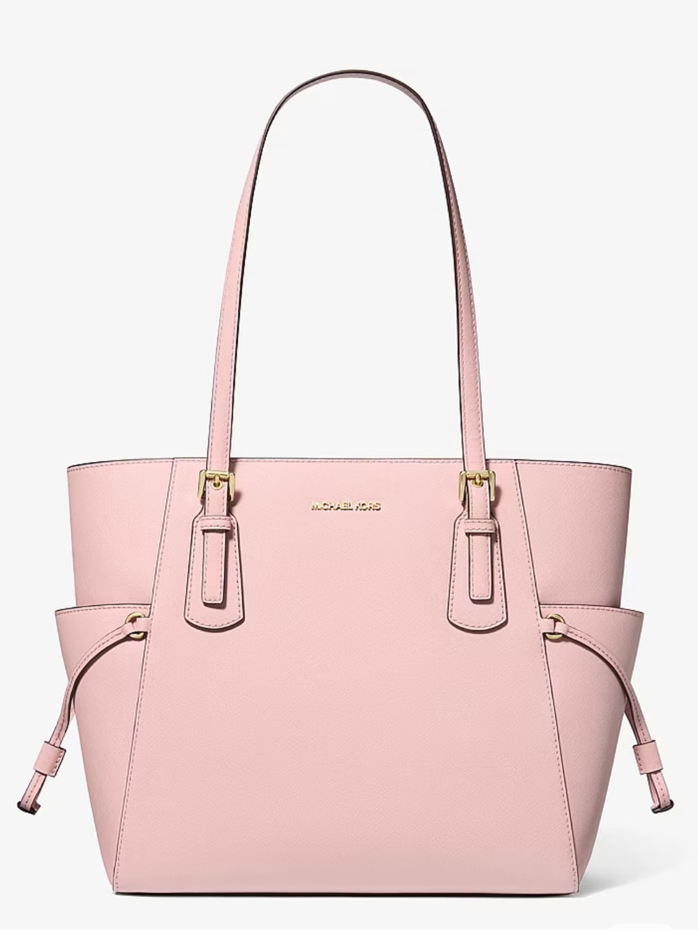 NWT Michael Kors Voyager Lg Saffiano Leather Shoulder EW Tote 
Powder Blush - Picture 3 of 16